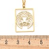304 Stainless Steel Necklace NJEW-D330-01G-05-3