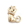 Brass Micro Pave Cubic Zirconia Pendants LS-KK-M306-06G-08-1