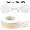 9M Hot Stamping Star Polyester Chiffon Ribbons OCOR-WH20018-11A-5