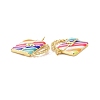 Rack Plating Brass Enamel Pendants X-KK-I689-12G-3