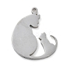 304 Stainless Steel Pendants STAS-I327-02P-01-1