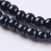 Eco-Friendly Dyed Glass Pearl Round Beads Strands LS-HY-A002-3mm-RB080-3