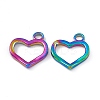 Ion Plating(IP) 304 Stainless Steel Pendants STAS-B031-14R-2