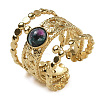 Natural & Synthetic Gemstone Finger Rings RJEW-U027-03G-2