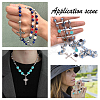 DIY Rosary Beaded Style Necklaces Bracelet Making Finding Kit DIY-AR0003-73-6