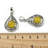 Natural Topaz Jade Pendants G-Q158-05P-03-3