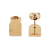 PVD Vacuum Plating 304 Stainless Steel Stud Earrings for Women EJEW-A048-46K-G-2