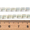 Electroplate Glass Beads Strands EGLA-D031-01-18-4