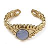Synthetic Blue Lace Agate Finger Rings RJEW-U027-01G-06-2