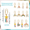 Iron Long Paper Clips AJEW-OC00015-2