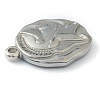 Non-Tarnish 304 Stainless Steel Pendants LS-STAS-O145-02P-2