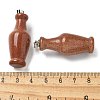 Synthetic Goldstone 3D Pendants G-K385-10P-03-3