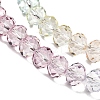 Transparent Painted Glass Beads Strands DGLA-A034-T8mm-A15-4