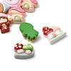 Opaque Resin Cabochons RESI-Z049-01-3