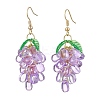 Transparent Glass Dangle Earrings EJEW-JE06863-02-3