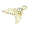 Golden Alloy Pendants PALLOY-R151-50G-02-2