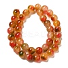 Natural Dyed White Jade Beads Strands G-M402-C04-27-2