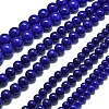 Natural Malaysia Jade Beads Strands G-L645-A01-6mm-07-2