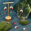 30Pcs 5 Style Alloy Enamel Pendants FIND-SC0003-07-4