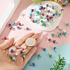 110Pcs 11 Colors Glass Pendants PALLOY-TAC0299-5