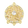 Brass Pave Clear Cubic Zirconia Chandelier Component Links KK-L219-23G-1