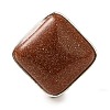 Synthetic Goldstone Adjustable Rings RJEW-H240-01S-16-3