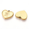 Ion Plating(IP) 316L Surgical Stainless Steel Pendants STAS-D029-29G-2