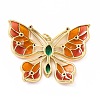 Rack Plating Brass Micro Pave Cubic Zirconia Pendants KK-E281-04G-01-2