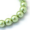 Baking Paint Glass Pearl Bead Strands HY-Q003-3mm-26-2