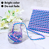 1 Roll Polyester with Paillette Wavy Fringe Trim Ribbon OCOR-GF0005-72C-6