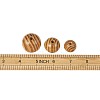 Craftdady Round Natural Wood Beads WOOD-CD0001-01-7