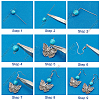 DIY Butterfly Dragonfly Earring Making Kits DIY-SC0020-38-4