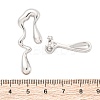 Non-Tarnish 304 Stainless Steel Stud Earrings for Women EJEW-S227-37P-3