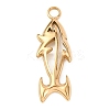 304 Stainless Steel Pendants STAS-D129-13B-G-1
