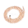 Natural Nucleated Pearl Beads Strands PEAR-N012-02O-02-3