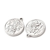 304 Stainless Steel Pendants STAS-G385-07P-2