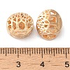 Rack Plating Alloy European Beads PALLOY-S189-08G-2