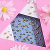600Pcs 3 Styles Brass Crimp Beads Covers KK-SP0001-91B-4