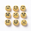 Opaque Light Khaki Acrylic Beads MACR-N008-42-C04-2