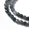 Natural Moss Agate Beads Strands X-G-F596-21-3mm-3
