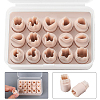 15Pcs 15 Styles Plastic Clay Molds DIY-WH20032-50-7