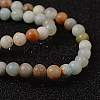 Natural Flower Amazonite Beads Strands G-D608-6mm-6