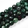 Natural Fuchsite Beads Strands G-T140-20B-1