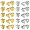 20Pcs 2 Colors Brass Locket Pendants KK-FS0001-88-1