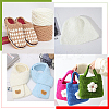 2 Skeins 2 Colors Polyester Yarn OCOR-CY0002-63B-4