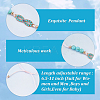 12Pcs 6 Styles Dyed Synthetic Turquoise Braided Bead Bracelets Set with Heart and Evil Eye BJEW-WH0020-02-4