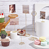 24Pcs 3 Styles Alloy Spiral Round Name Card Holder AJEW-GA0005-89LG-4