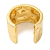 Rack Plating Brass Open Cuff Rings RJEW-S242-14G-3