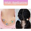 30Pcs 5 Colors Electroplate Transparent Acrylic Beads PACR-CJ0001-41-7