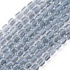 Electroplate Glass Beads Strands EGLA-D031-01-03-1